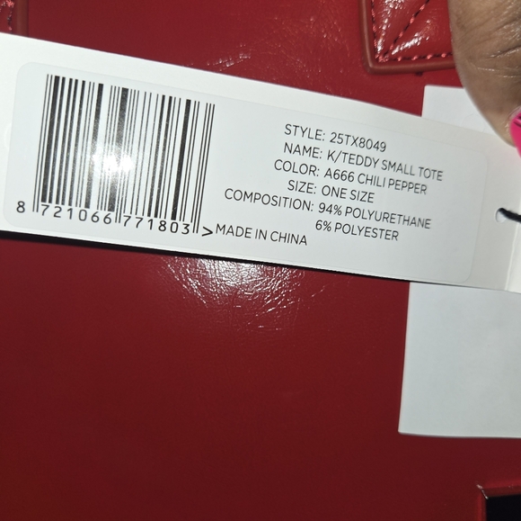 NWT Karl Lagerfeld Teddy Tote Bag - Picture 17 of 17